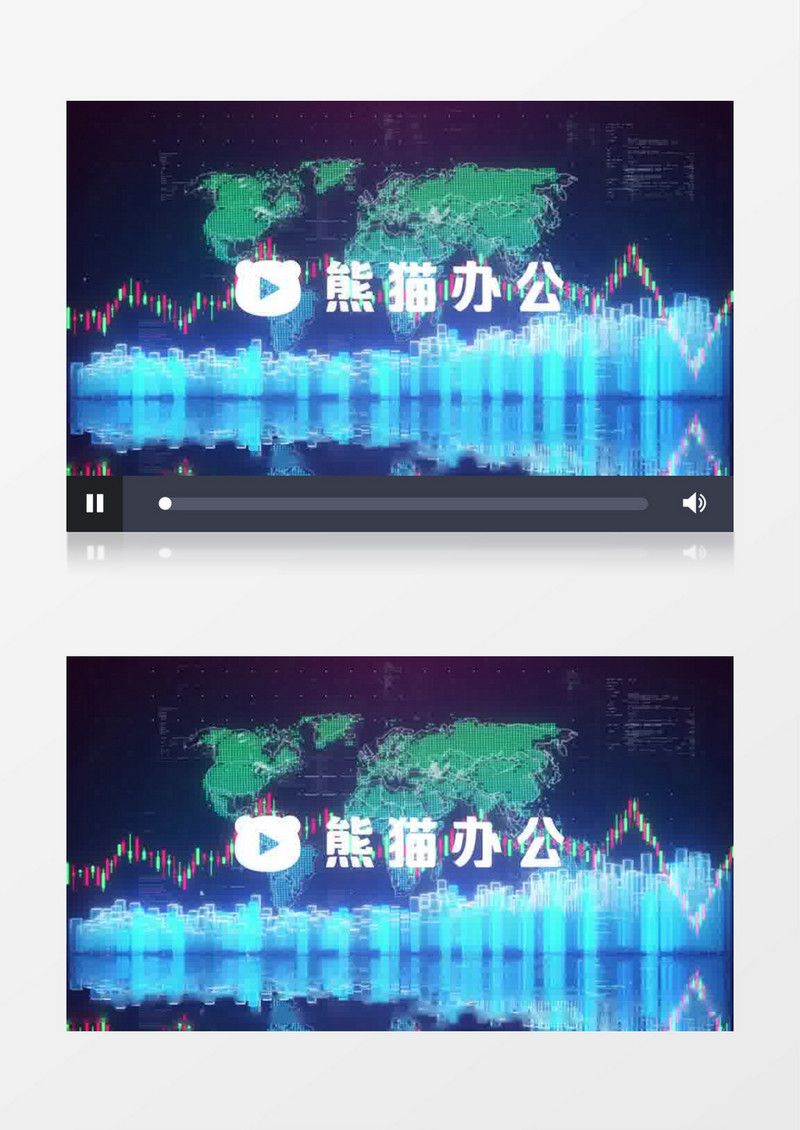 大气创意股票交易logo展示PR视频模板