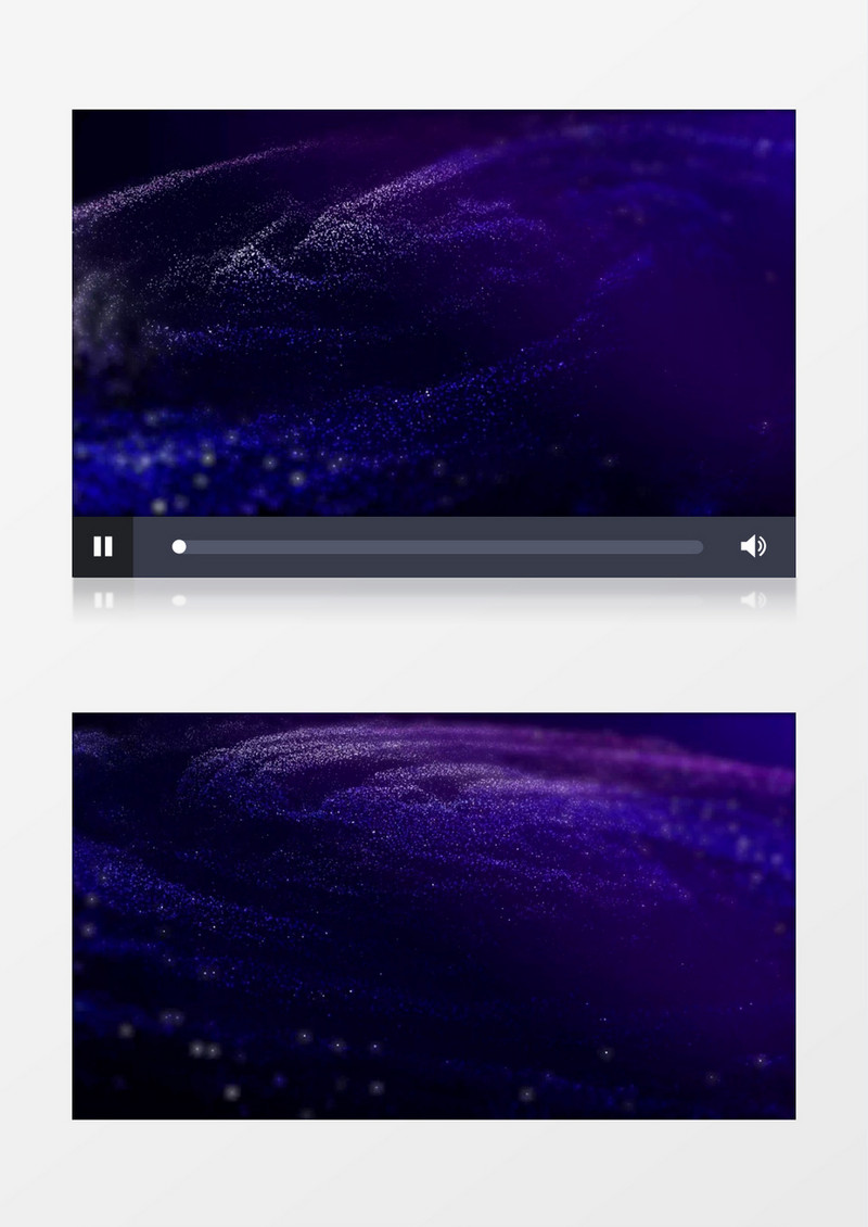 创意梦幻银河旋转粒子背景视频素材