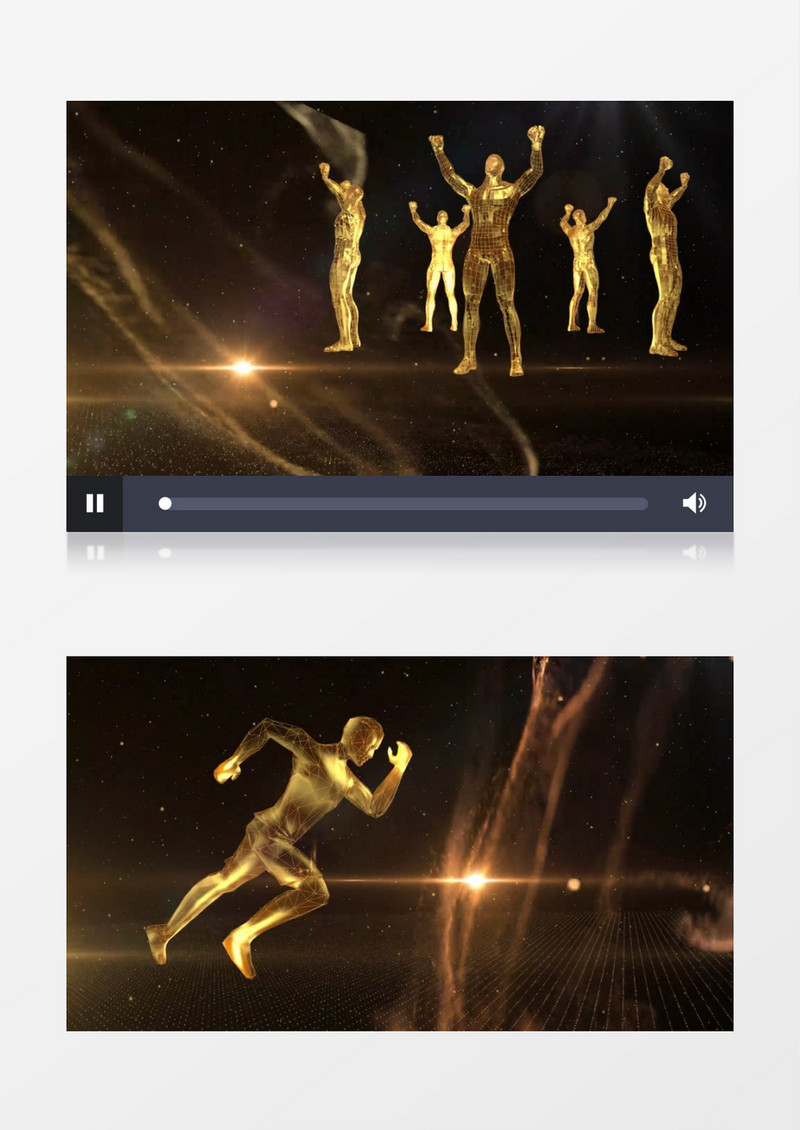 2022年会大气开场背景视频