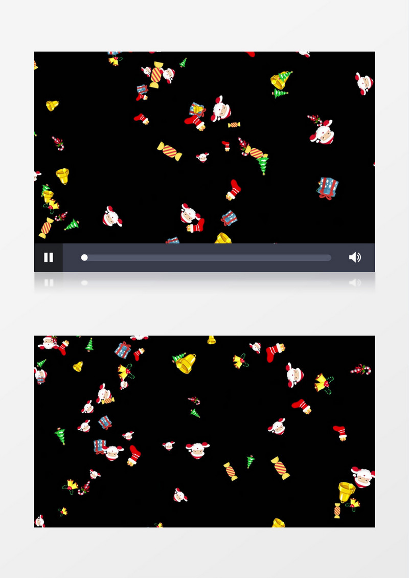 圣诞节袜子糖果掉落后期素材