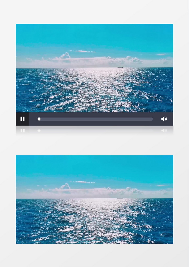 海天相接的魅力景观实拍视频素材