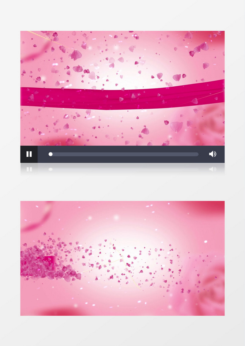 粉色温馨浪漫视频背景