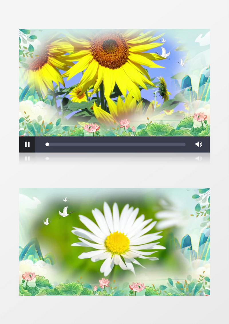 古风二十四节气立夏宣传背景视频