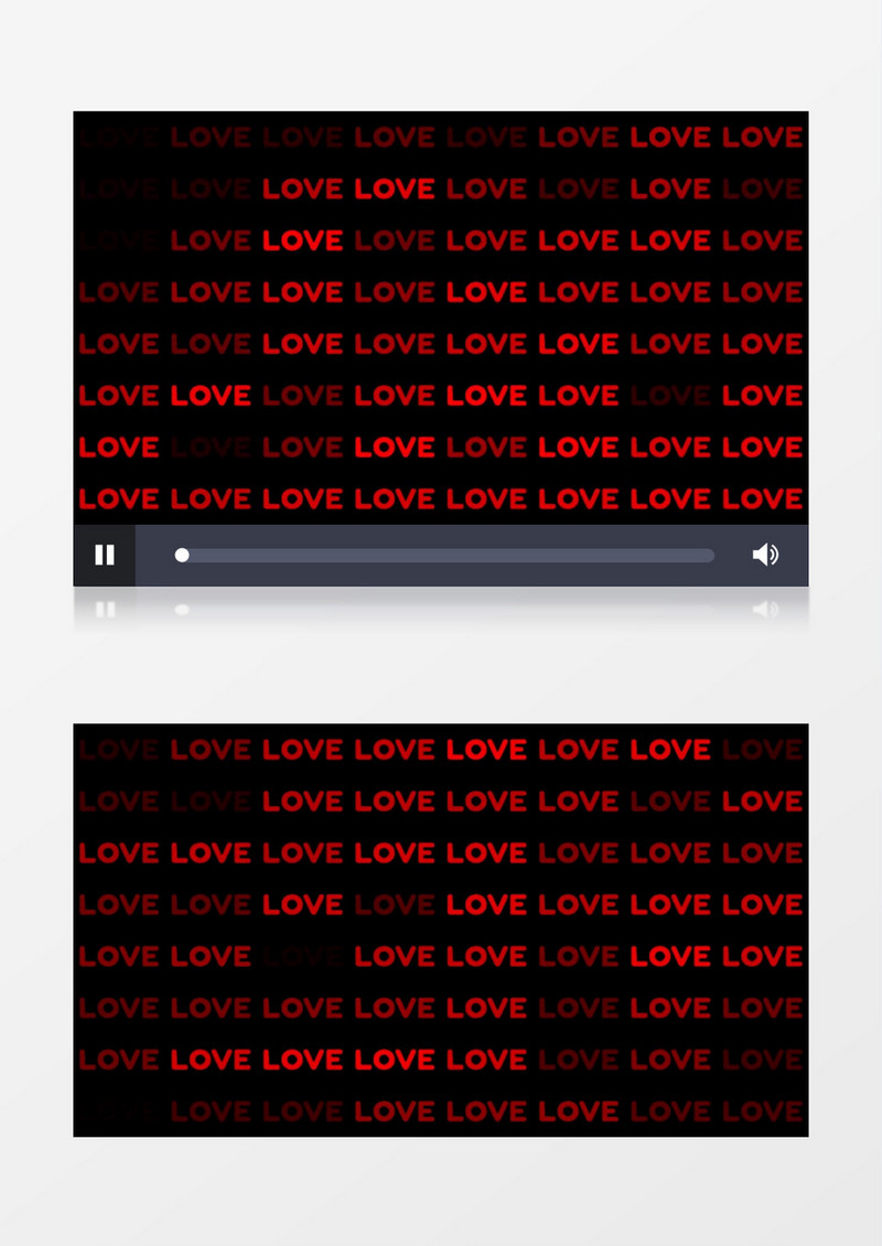 若隐若现的love背景视频素材