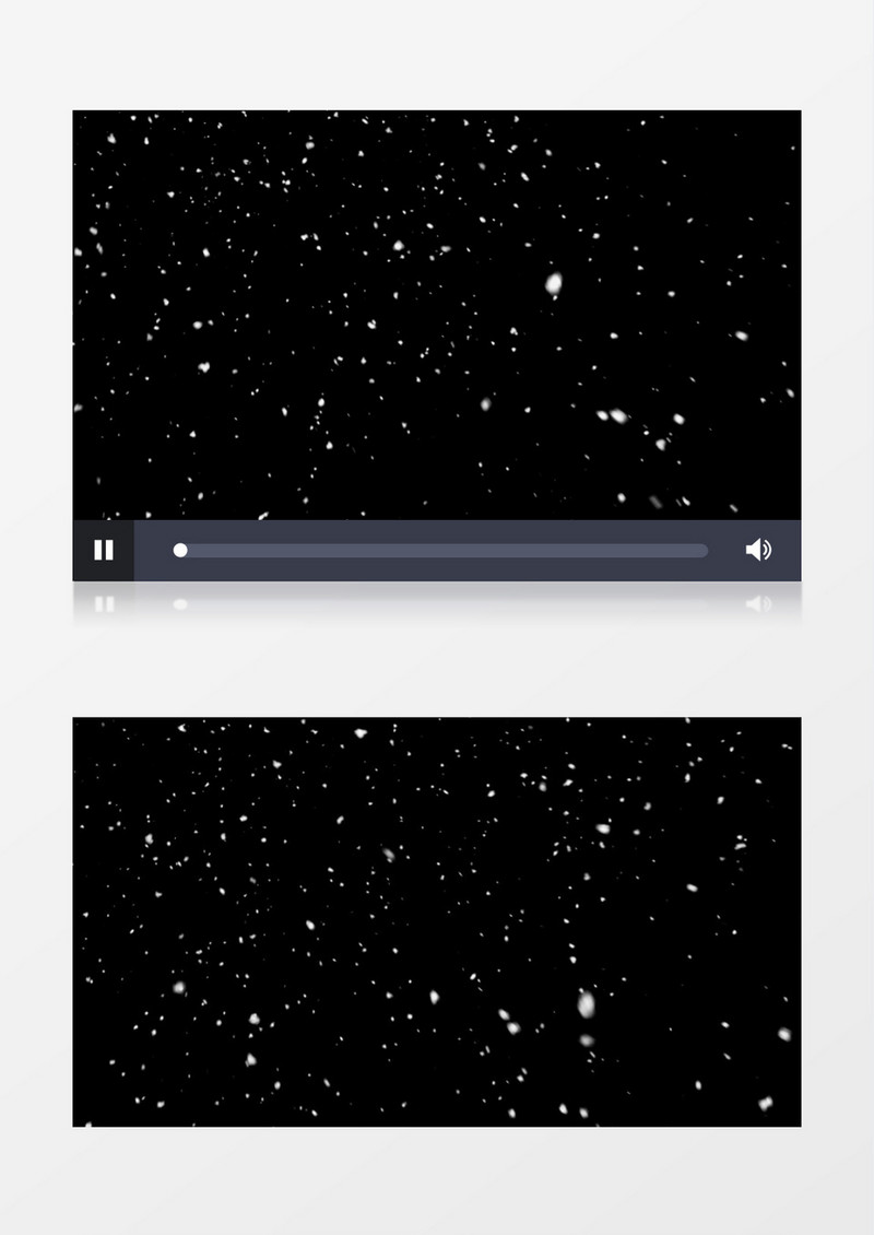 白色粒子元素下落动画后期素材