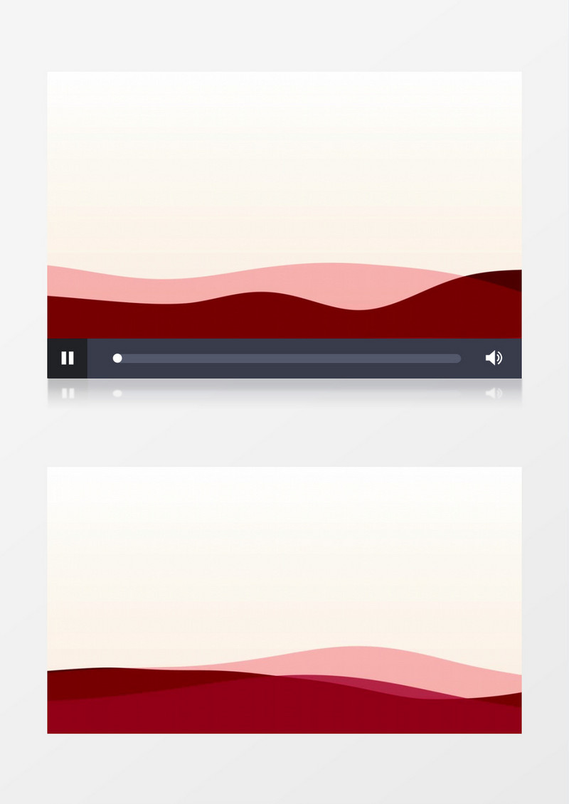 简约党政红绸宣传展示背景视频