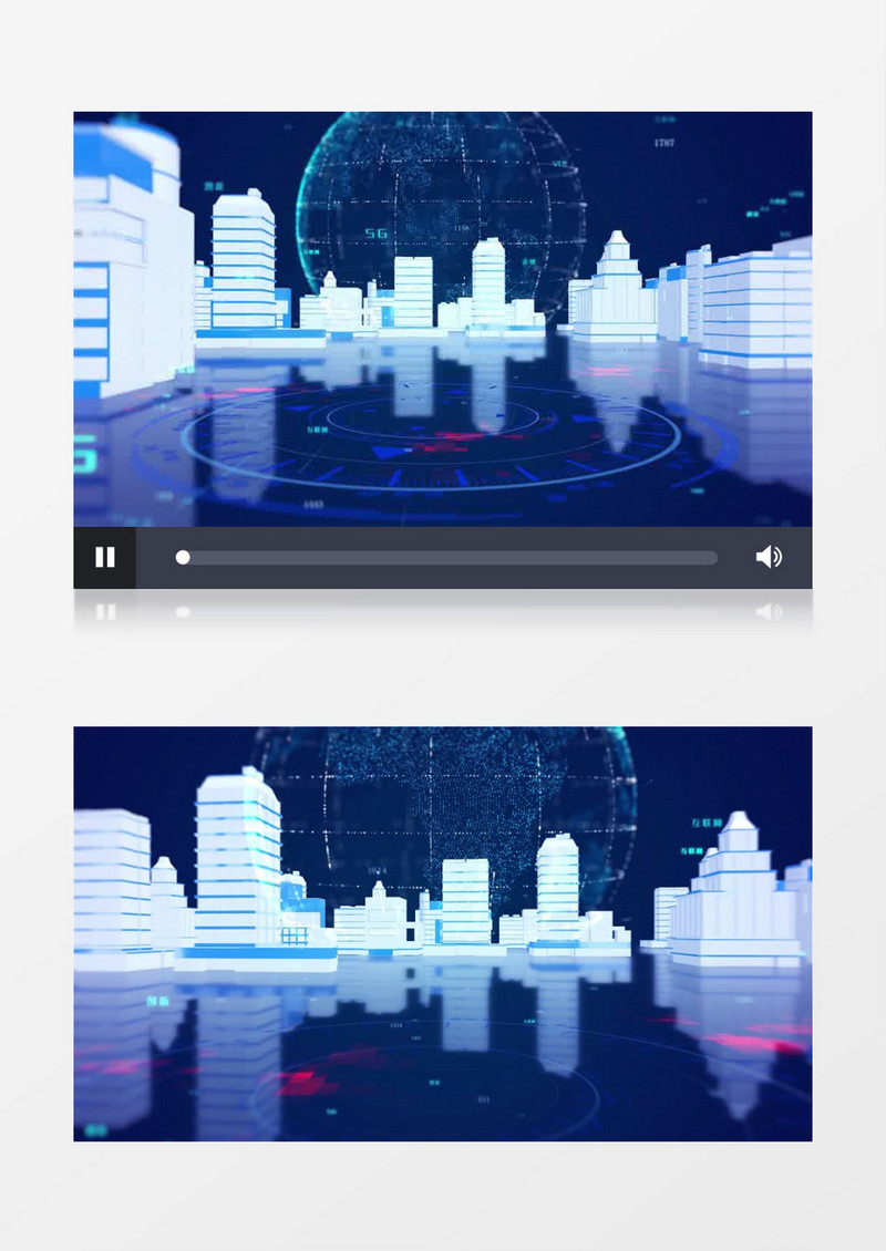 三维科技企业宣传视频背景