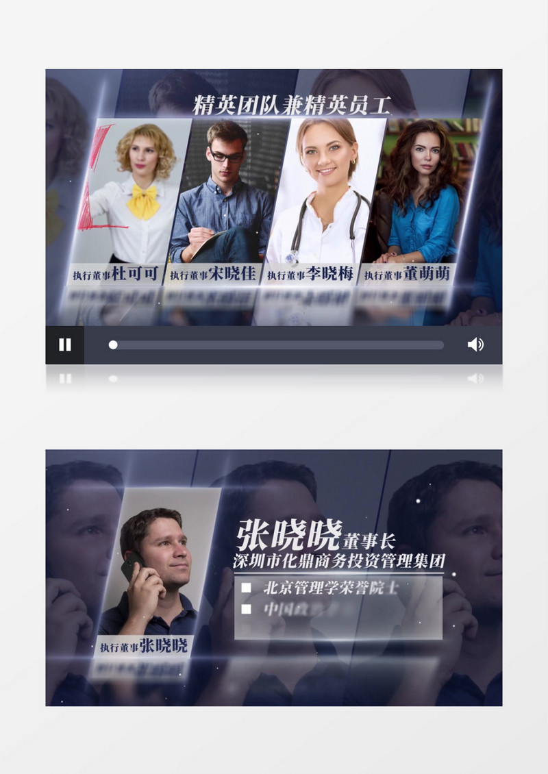 企业团队人物介绍AE模板