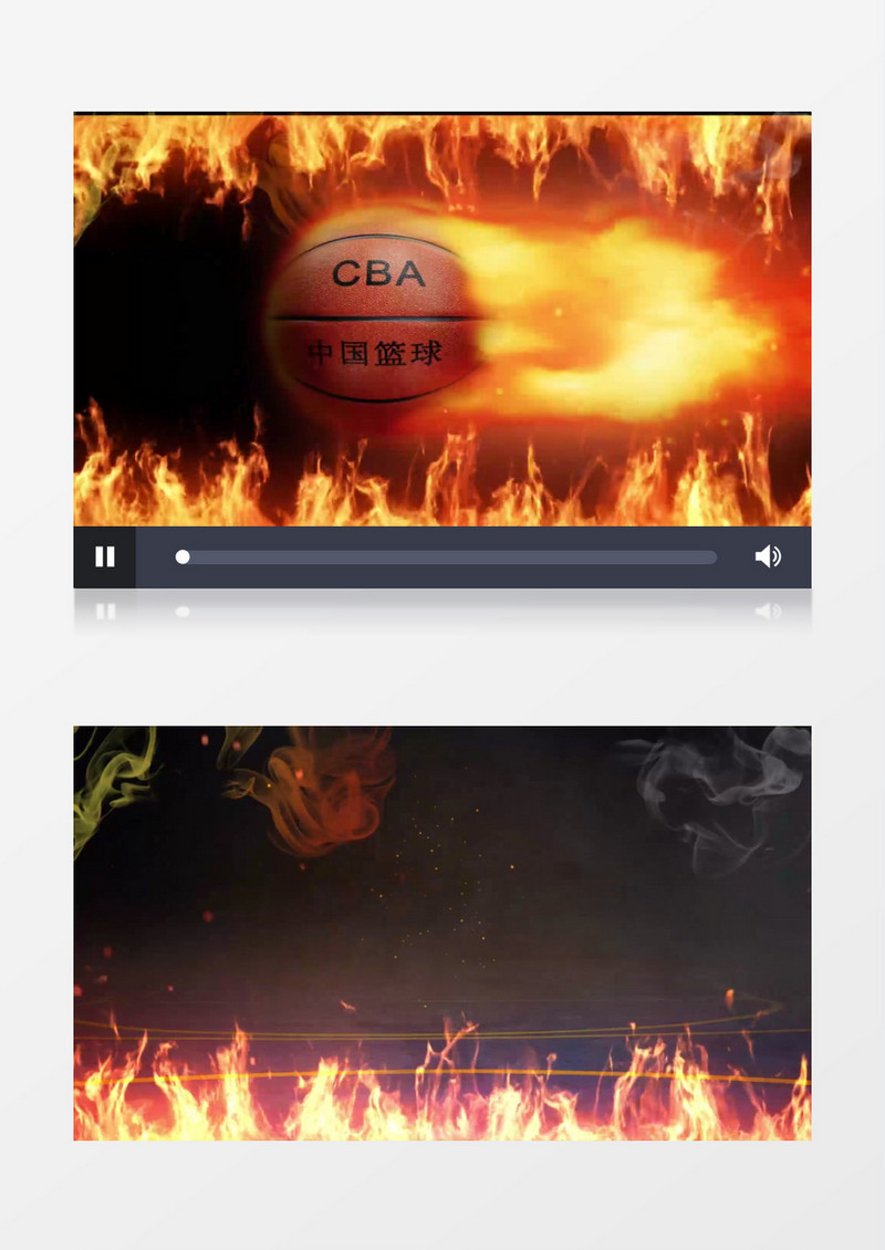 篮球火爆激烈比赛背景视频
