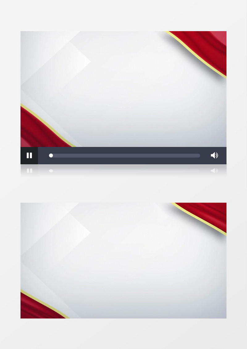 红绸党政宣传展示背景视频