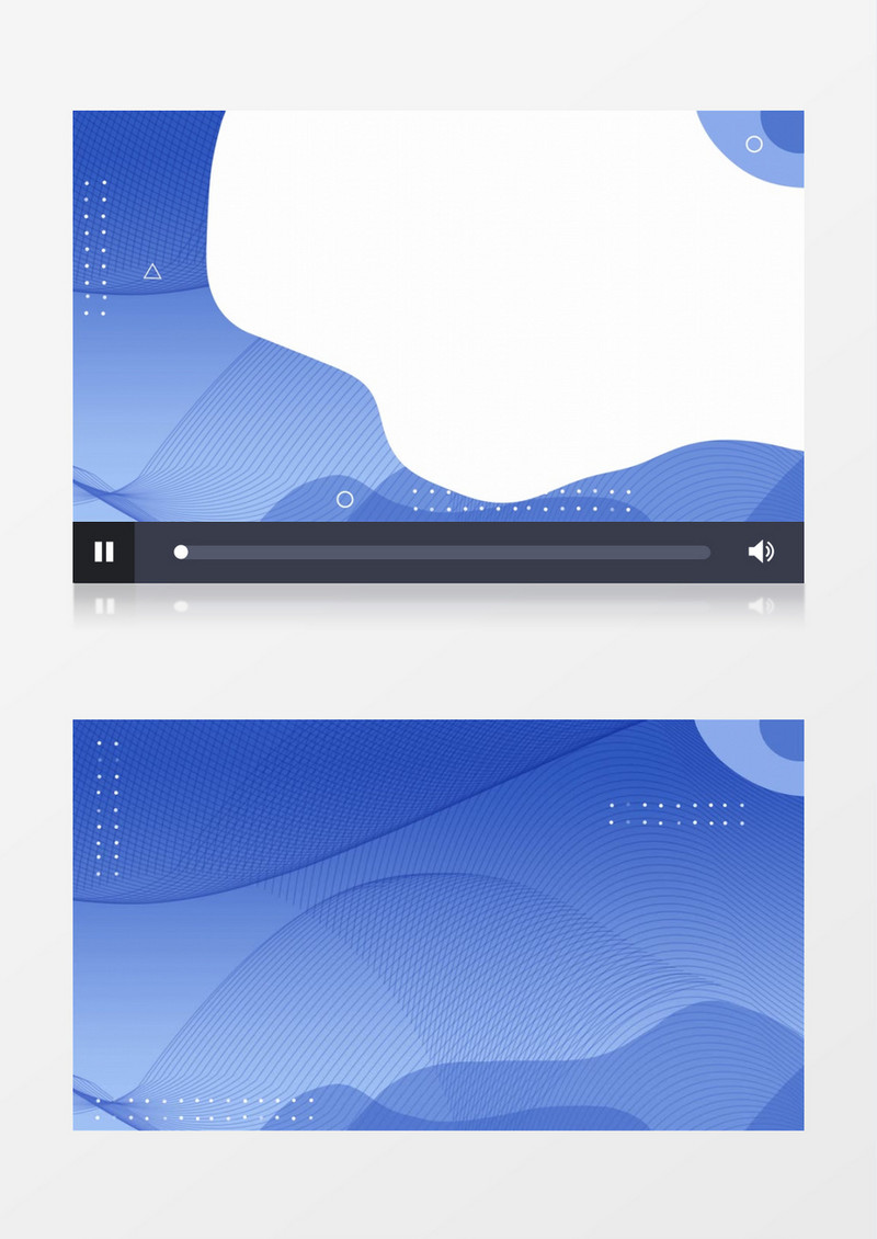 招聘蓝色背景视频