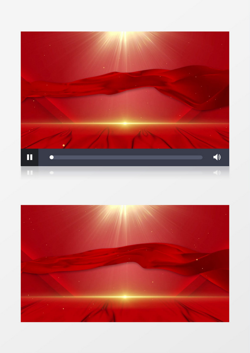 红色党政光效动态元素背景视频