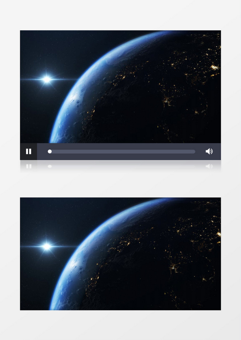宇宙星球旋转实拍素材