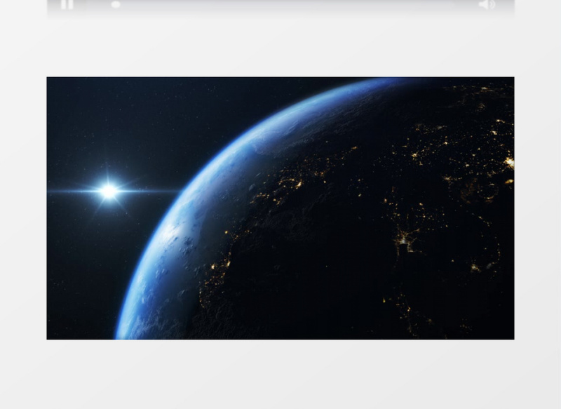 宇宙星球旋转实拍素材