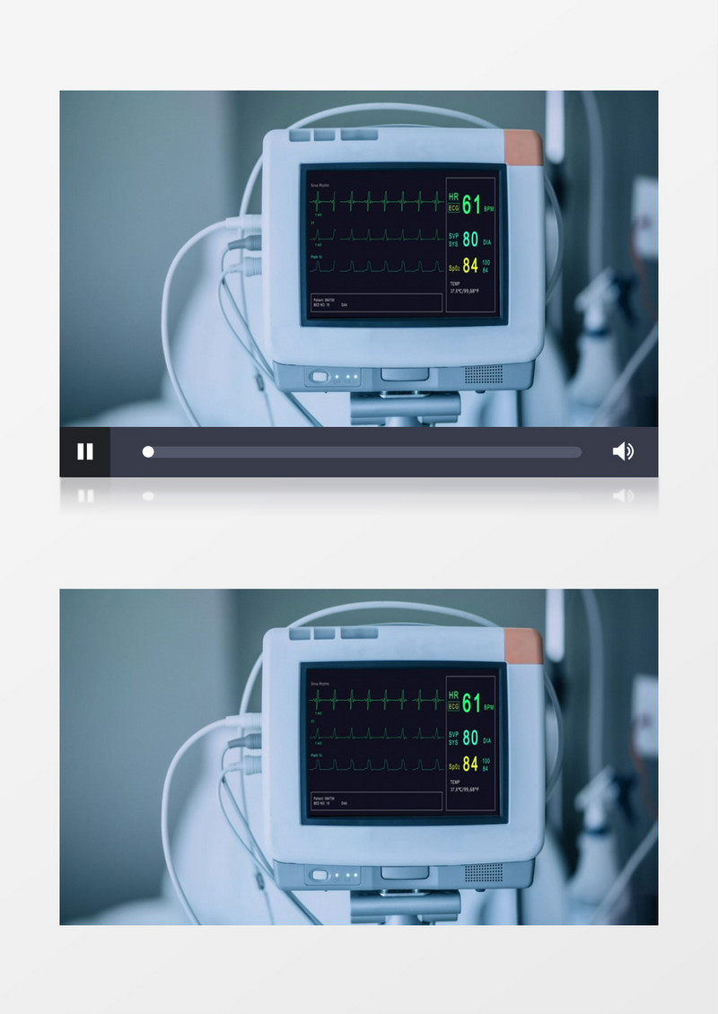 心电图跳动实拍素材