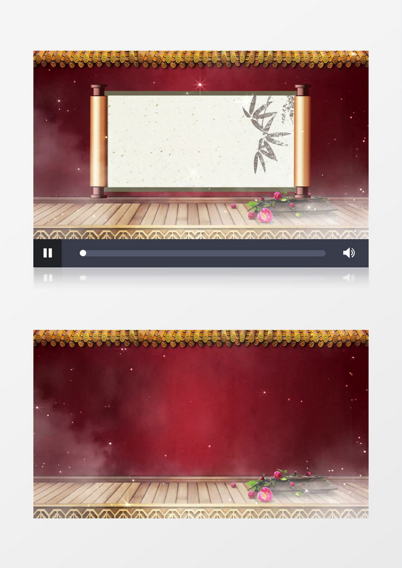中国风文化宣传背景视频