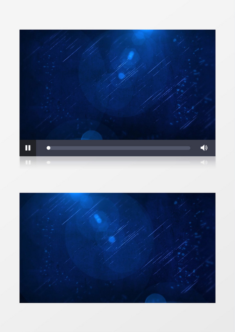 蓝色科技光斑特效背景视频