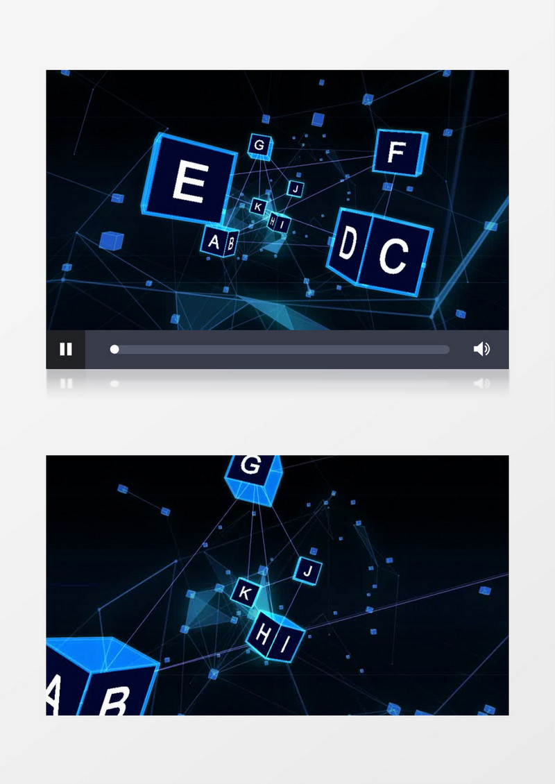 高科技图片连线LOGO演绎AE模板