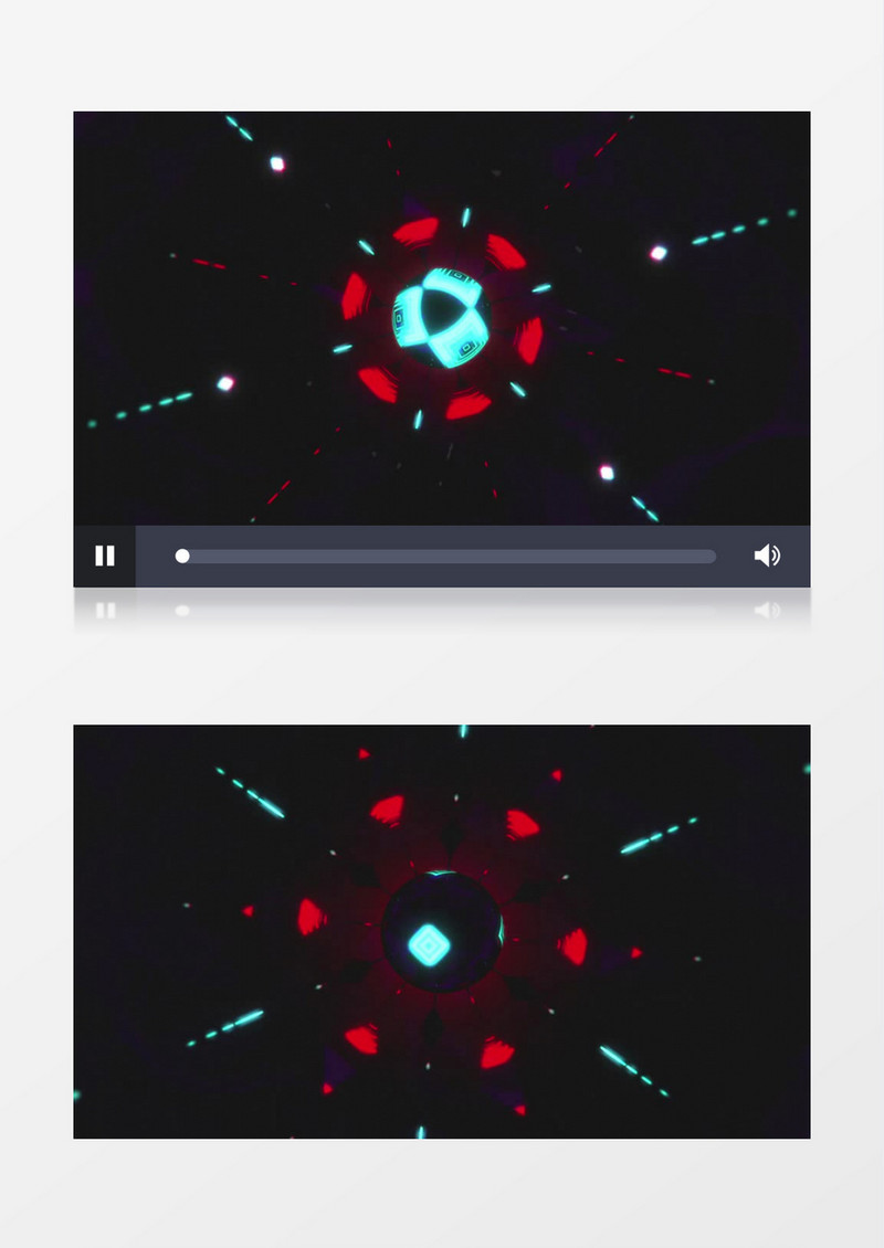 酷炫动感激光灯星空灯光效VJ酒吧夜场视频(有音乐)