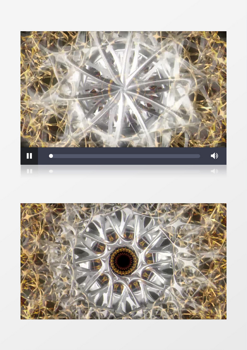 动感金属递进变幻背景视频(有音乐)