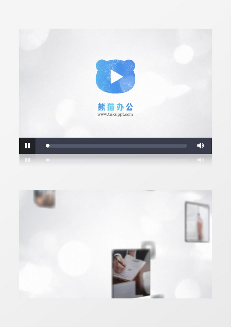 照片聚集演绎企业logo动画标志AE模板