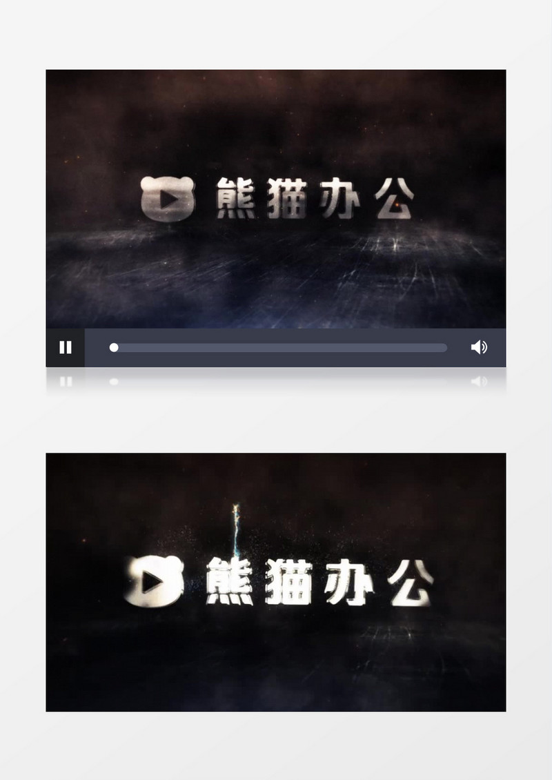 能量金属粒子标志动画ae模板