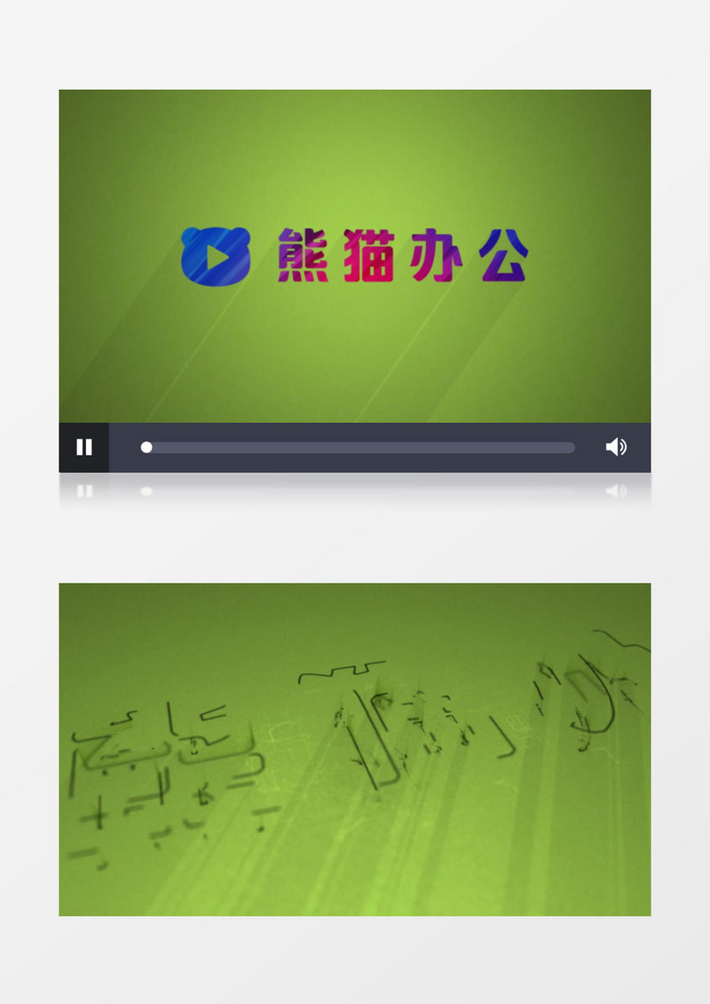 动感线条构建logo动画标志ae模板