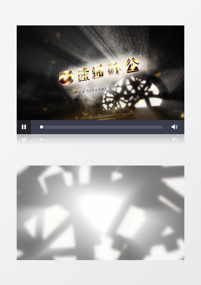 史诗暗黑空间齿轮运动标题片头ae模板