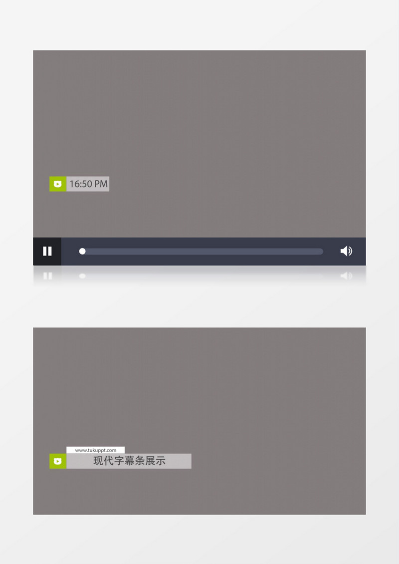 简洁现代风格字幕动画ae模板