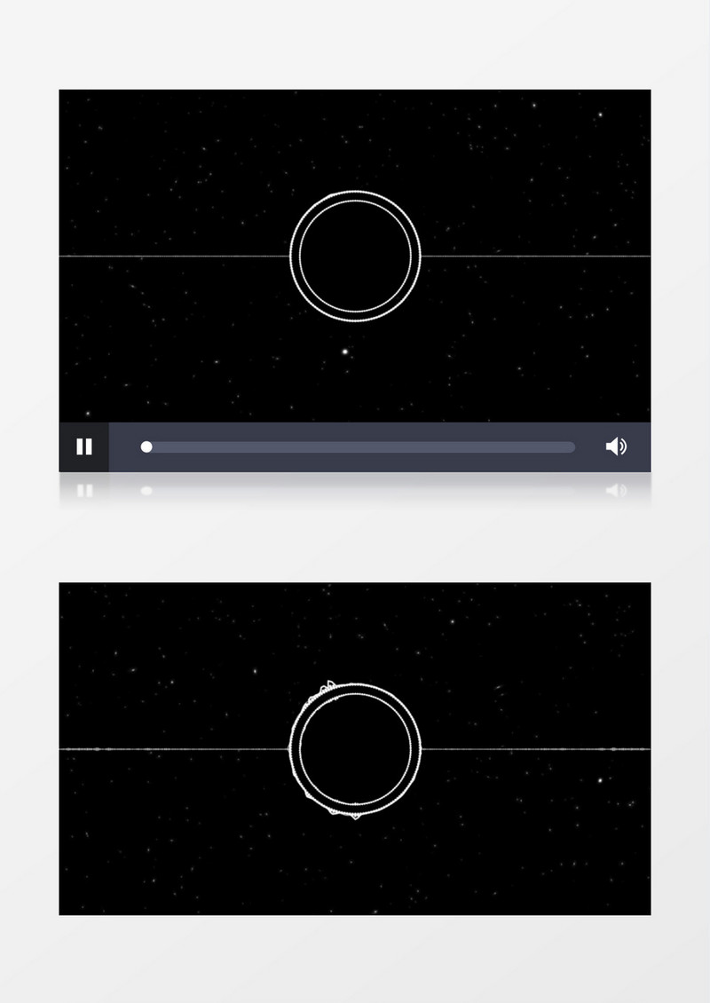 简洁声效音频元素动画ae模板