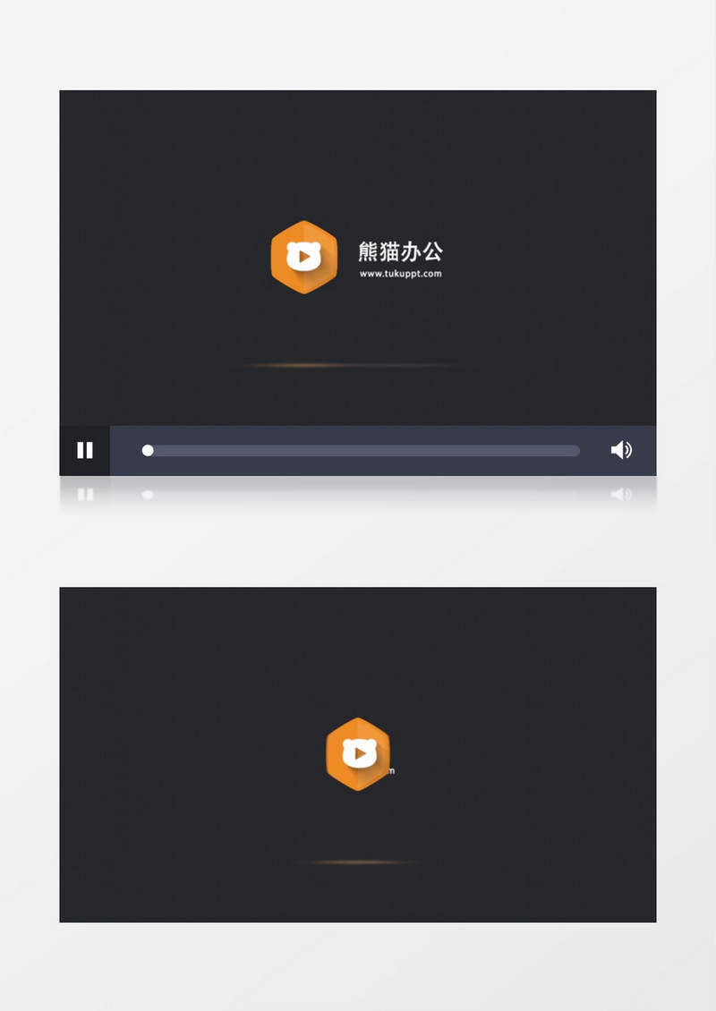 简洁快速翻页标志logo展示视频ae模板