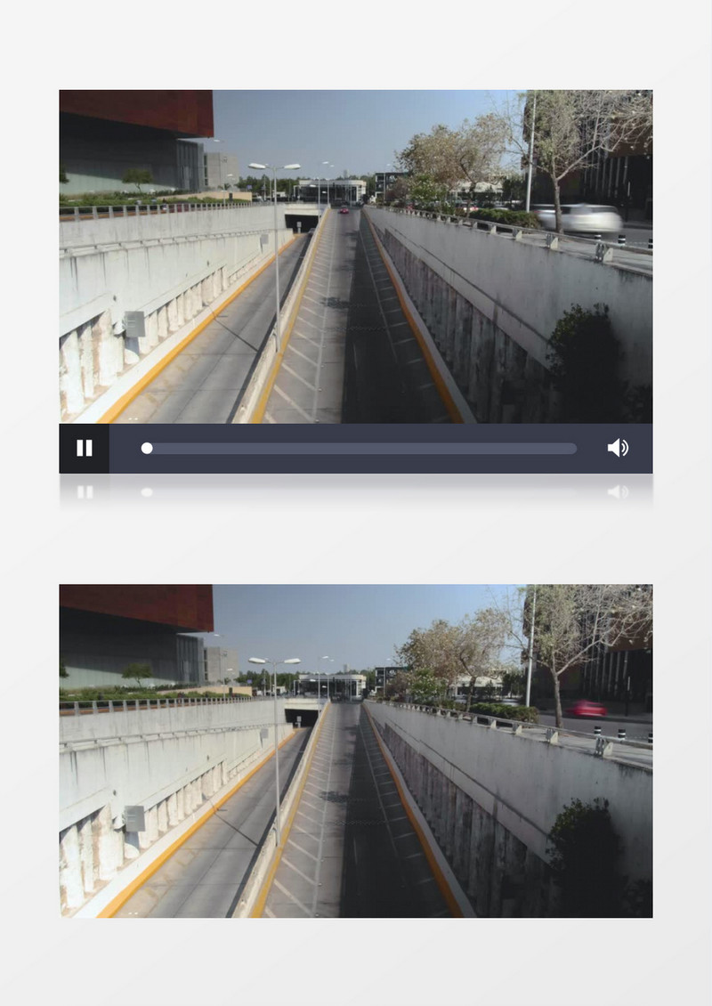 道路车流展示实拍视频