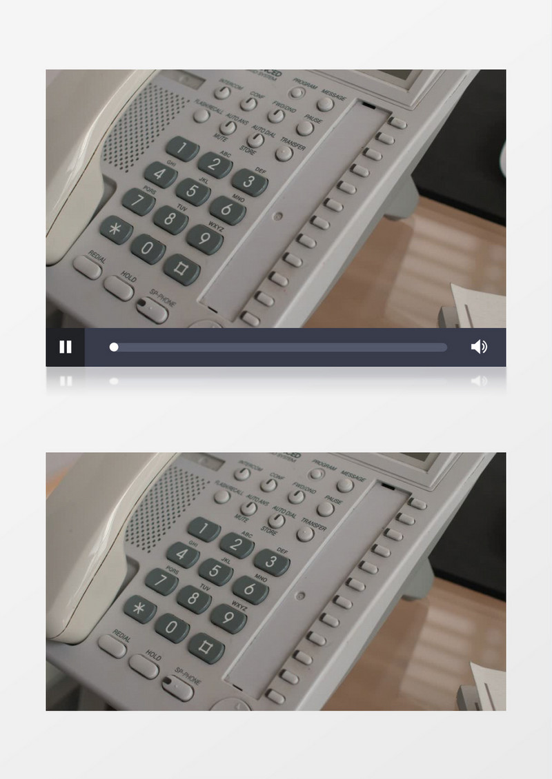 手动拨电话实拍视频素材