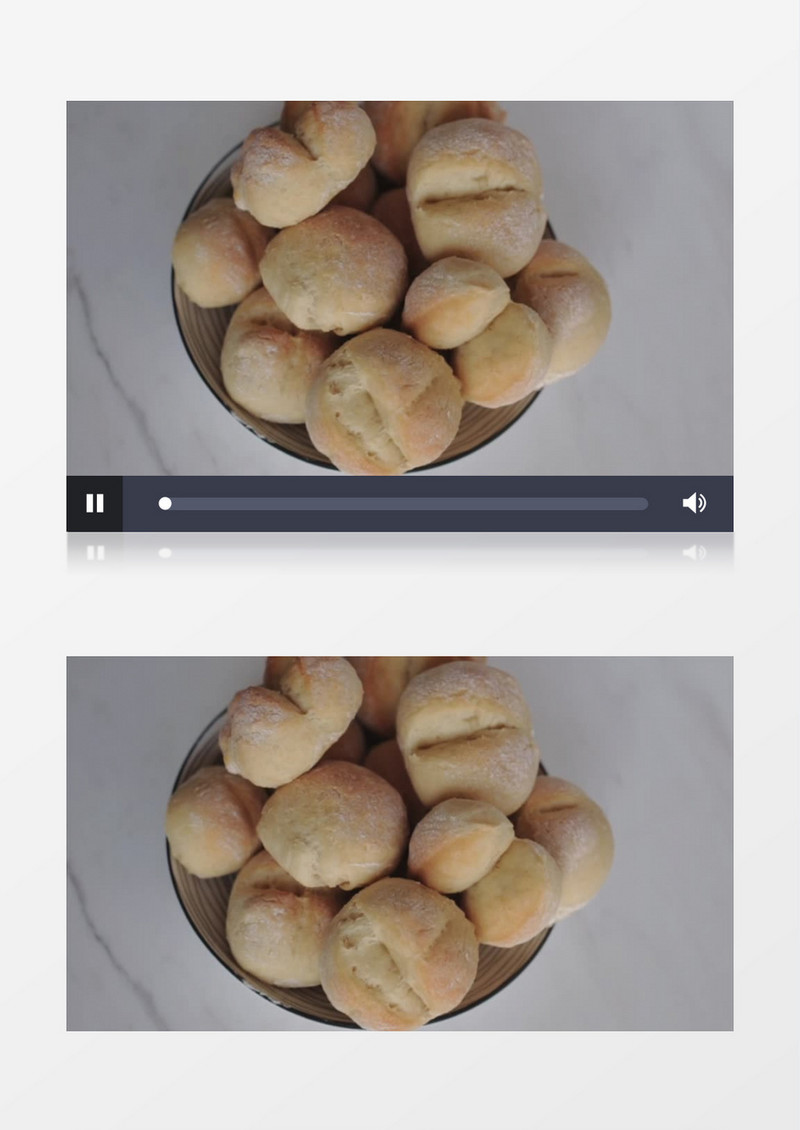 旋转拍摄碗中美食实拍视频素材