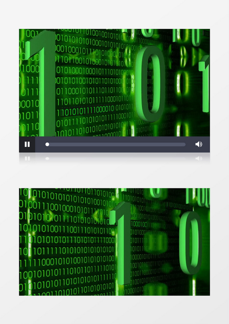 绿色数字科技背景视频素材