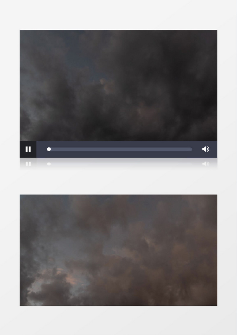 延时拍摄天空的乌云延时拍摄视频素材