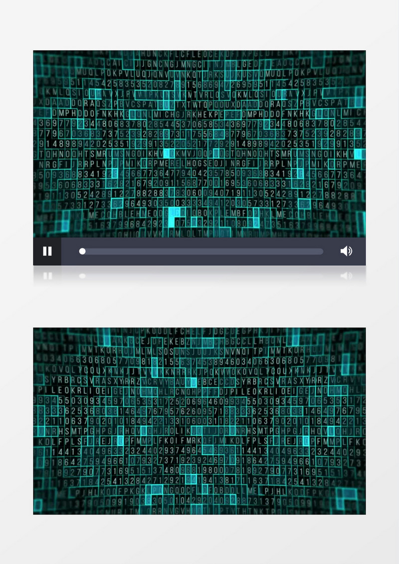蓝色科技变幻数字背景视频背景视频
