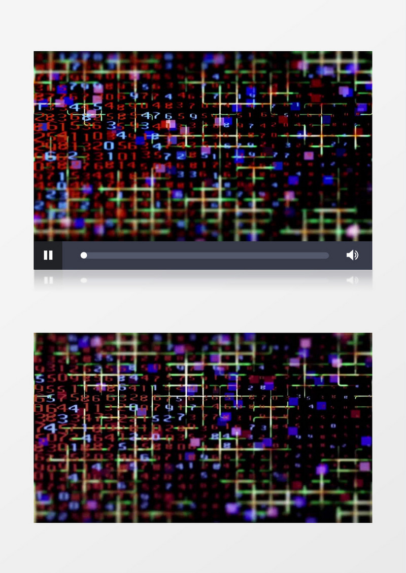 科技风数字文字跳动变化背景视频
