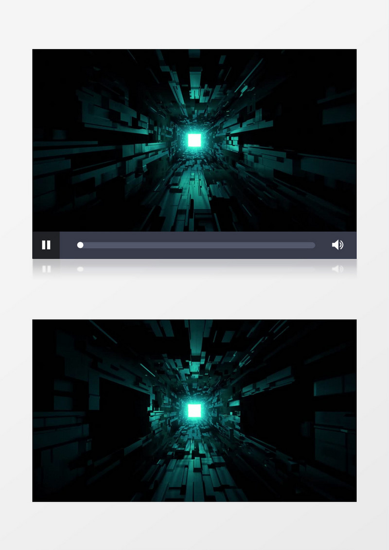 立体空间隧道穿梭感背景视频