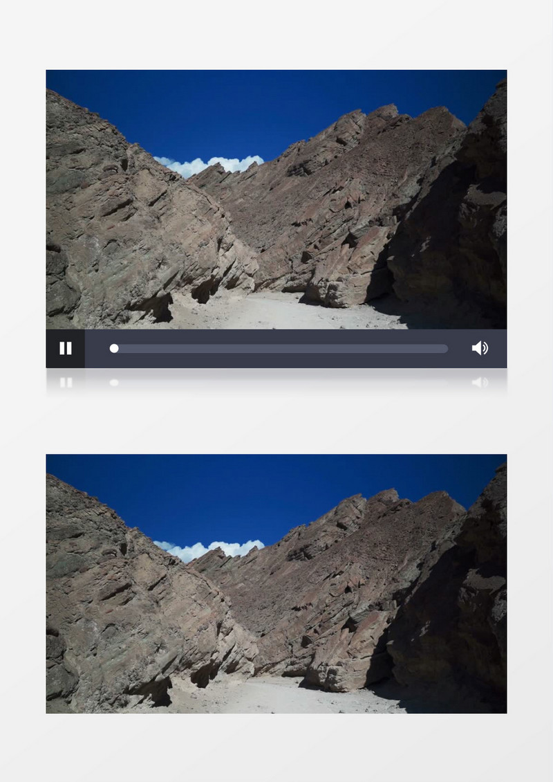 高清实拍怪石嶙峋的景象实拍视频素材