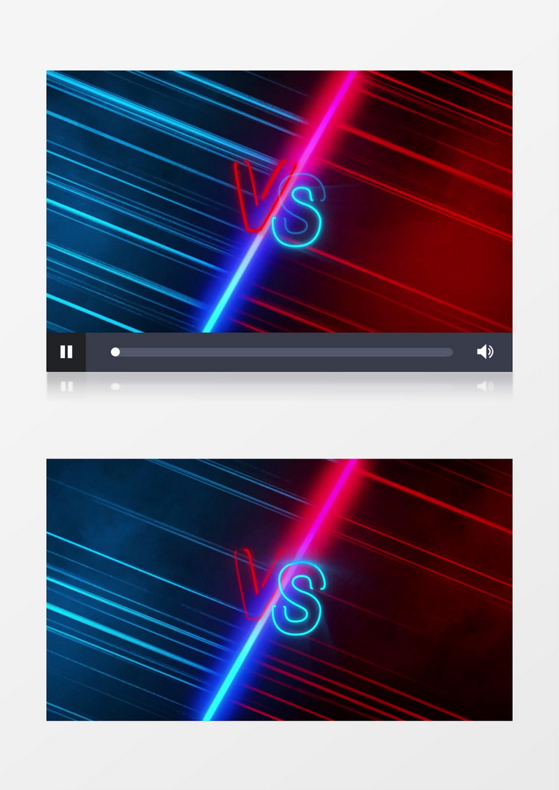 红蓝对战光线背景视频素材