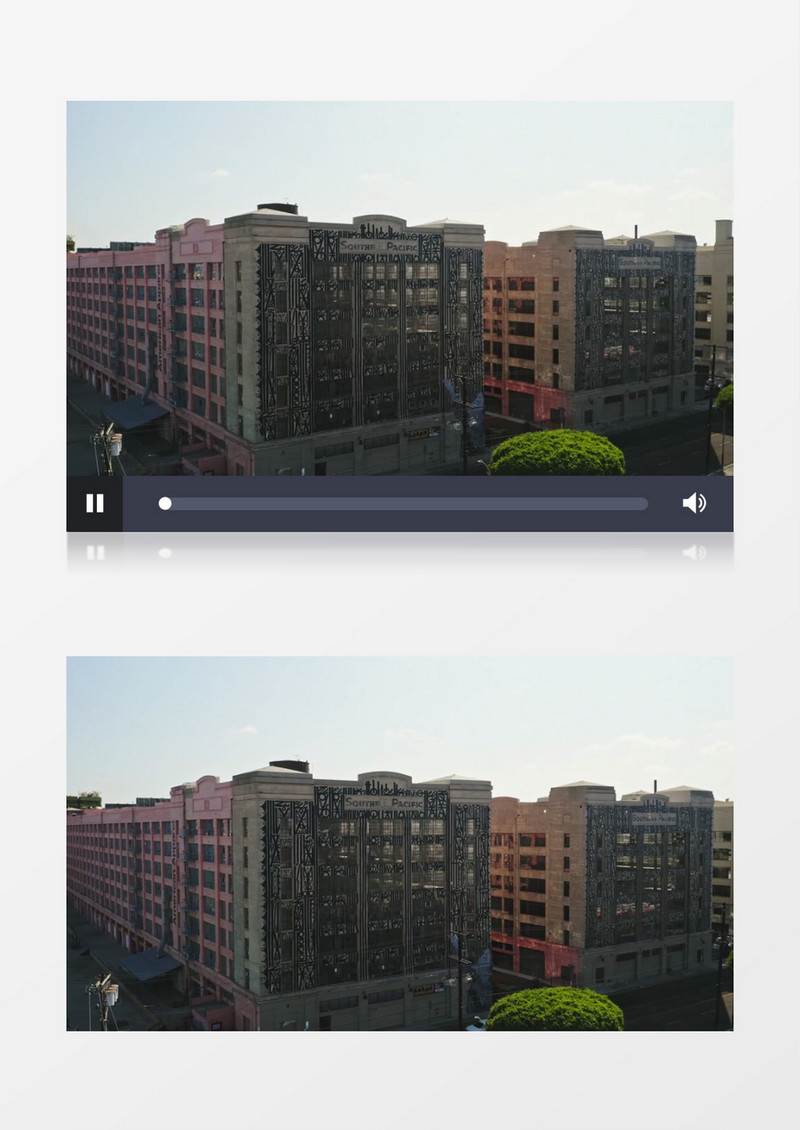 标注特殊文字符号的建筑实拍视频素材