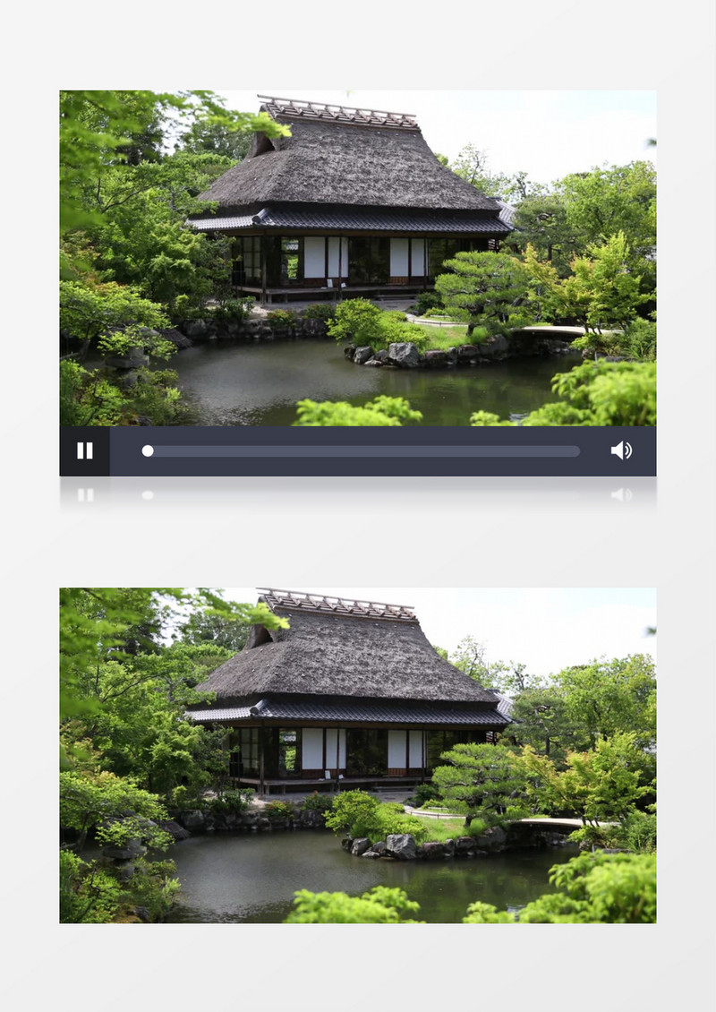 特色建筑物和周边景色实拍视频素材