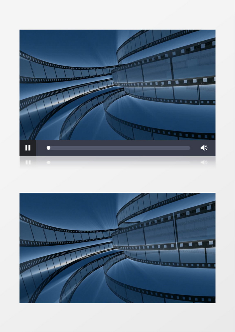 创意多维空间感胶卷背景视频素材有音乐