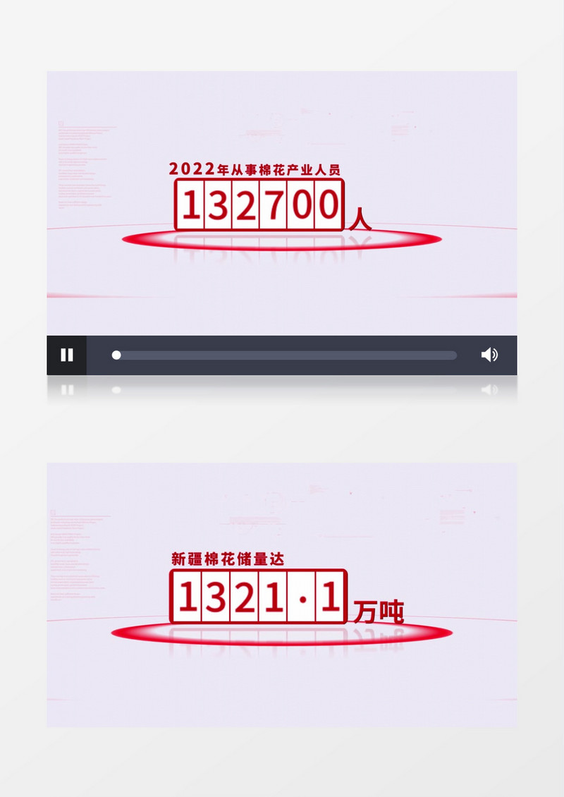 大气空间简约企业数据表盘AE模板