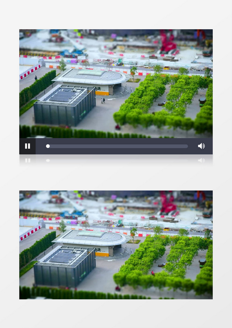 延时拍摄地铁口门口的人流实拍视频素材