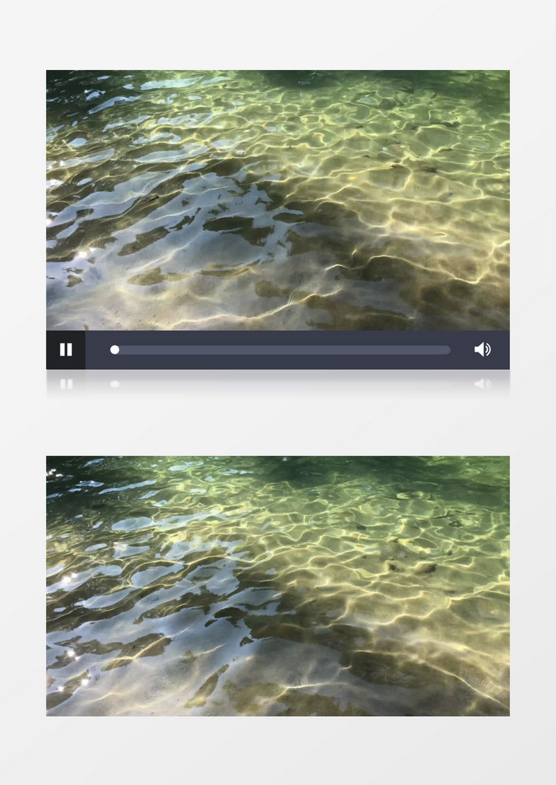 波光粼粼的水面实拍视频素材