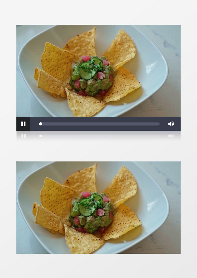 码盘精致的美食实拍视频素材
