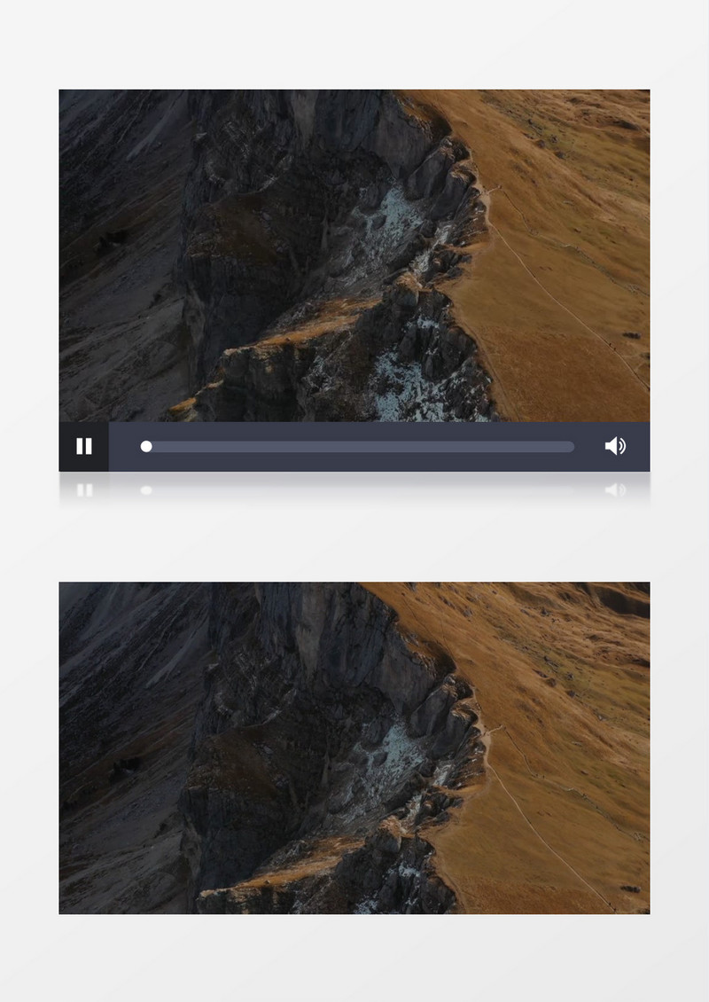 怪石嶙峋的山峰实拍视频素材