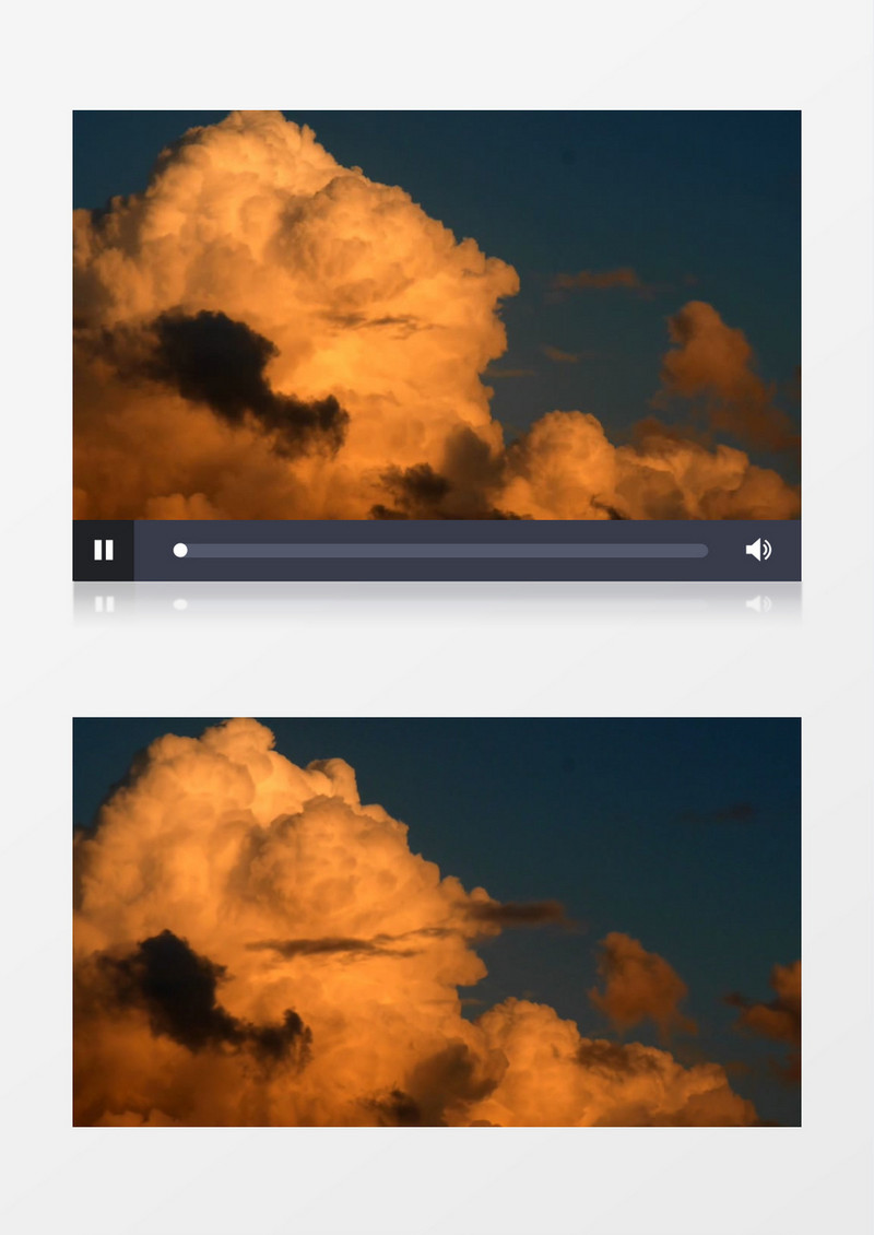云雾滚滚实拍视频